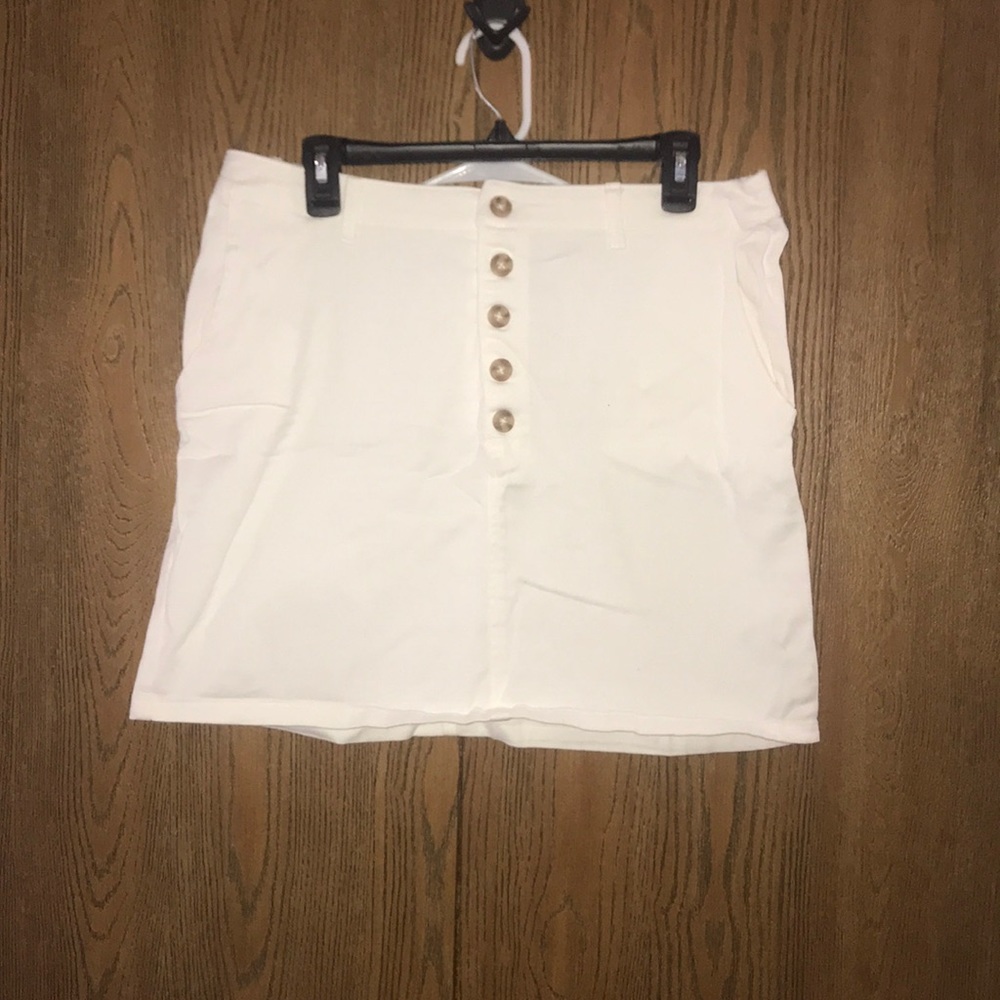 Wild Fable size XL white denim skirt